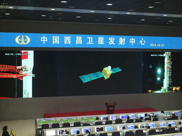 西昌衛星發射基地室內（nèi）全彩（cǎi）屏