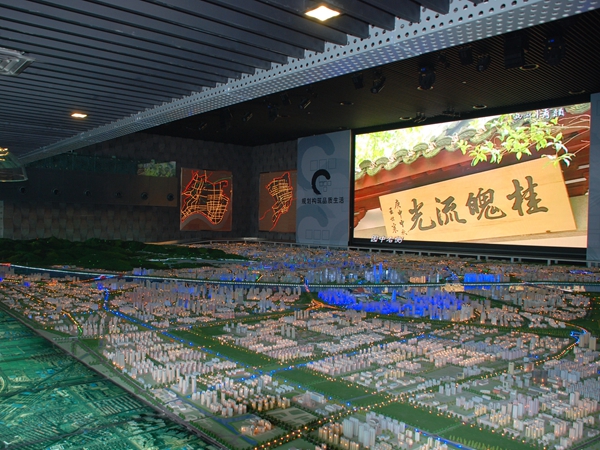 杭州城市規劃展示館室內全（quán）彩顯示屏