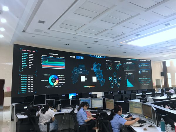 株洲公安局（jú）室內全彩led顯示屏
