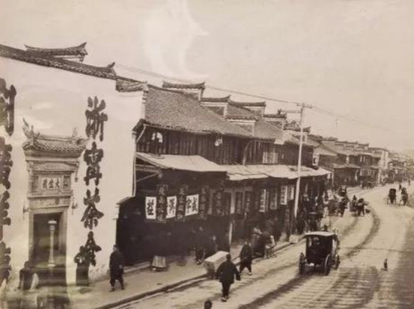 清末上海最早電線杆（gǎn）