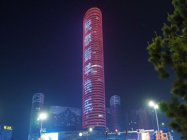 www.91LED模（mó）條屏外牆亮化案例（lì）