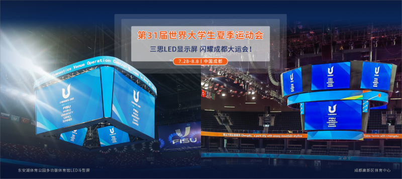 場（chǎng）外,三（sān）思LED交通顯示,大運會,“保駕（jià）”
