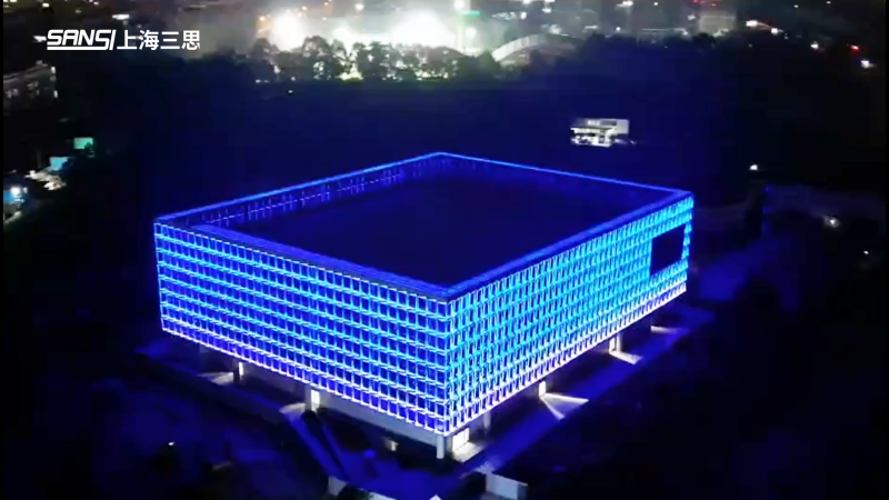新看點,成都（dōu）城（chéng）東,體育公園,建築（zhù）,泛光,顯示方（fāng）案