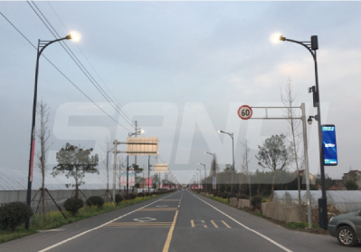 浙江大雲溫泉大道智慧路燈